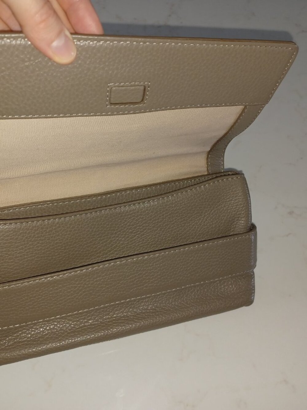 Banana Republic suede/leather shoulder bag - Picture 8 of 9